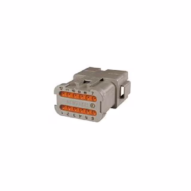 DT04-12PA-CE07 TE Connectivity Deutsch Connectors  Rectangular Connector Housings